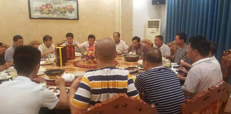 瀘州老酒謝可董事長到達(dá)廣西,顯鳳會(huì)長接待